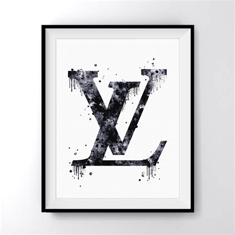 louis vuitton wall art - black and white|Louis Vuitton pictures for wall.